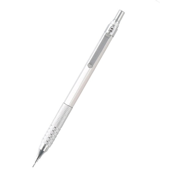 OIUR Mechanical Pencil Metal Art Drafting Pencil with HB Refill 0.3/0.5/0.7/0.9/2.0mm Lead Pencil for Drawing Writing Sketching