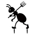 thumbnail image 1 of OIUR Metal Ant Garden Stake Decorative Mouse with Scissors Sign Black Ant Silhouette Sign with Stake for Patio Yard Lawn Art Decoration, 1 of 7