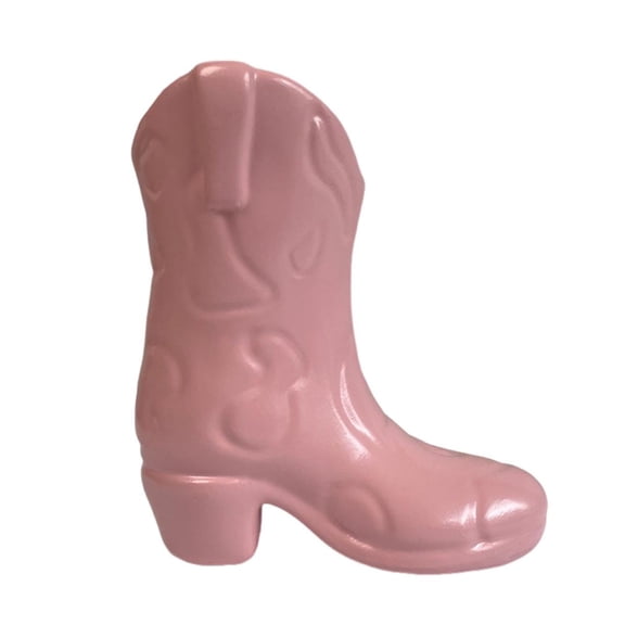 OIUR Mini Cowboy Boots Flower Vase Ornament Resin Figurine Statue Sculpture Flower Holder Container Home Office Table Centerpiece Decorative Floral Plants Vase