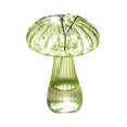 thumbnail image 1 of OIUR Mini Mushroom Shape Vase Colorful Transparent Glass Hydroponic Vase Flower Plant Display Vase Home Decoration, 1 of 7