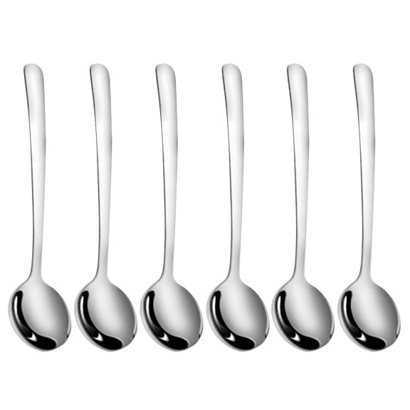 OIUR Mini Spoon 9cm Tiny Measuring Scoop for Coffee Spices Food Grade Stainless Steel Spoons for Powder Spices
