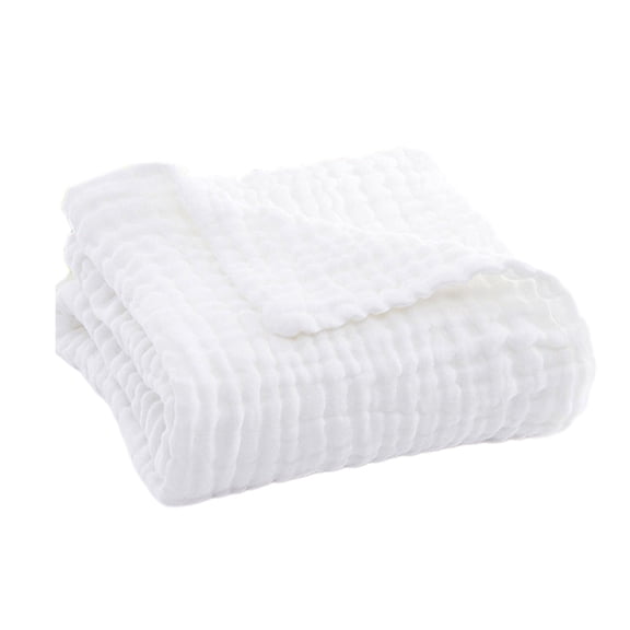 OIUR Muslin Blanket Summer Couch Throw Breathable Solid Color Muslin Wrap Cuddly Blanket for Bed Sofa Travel Holiday Use