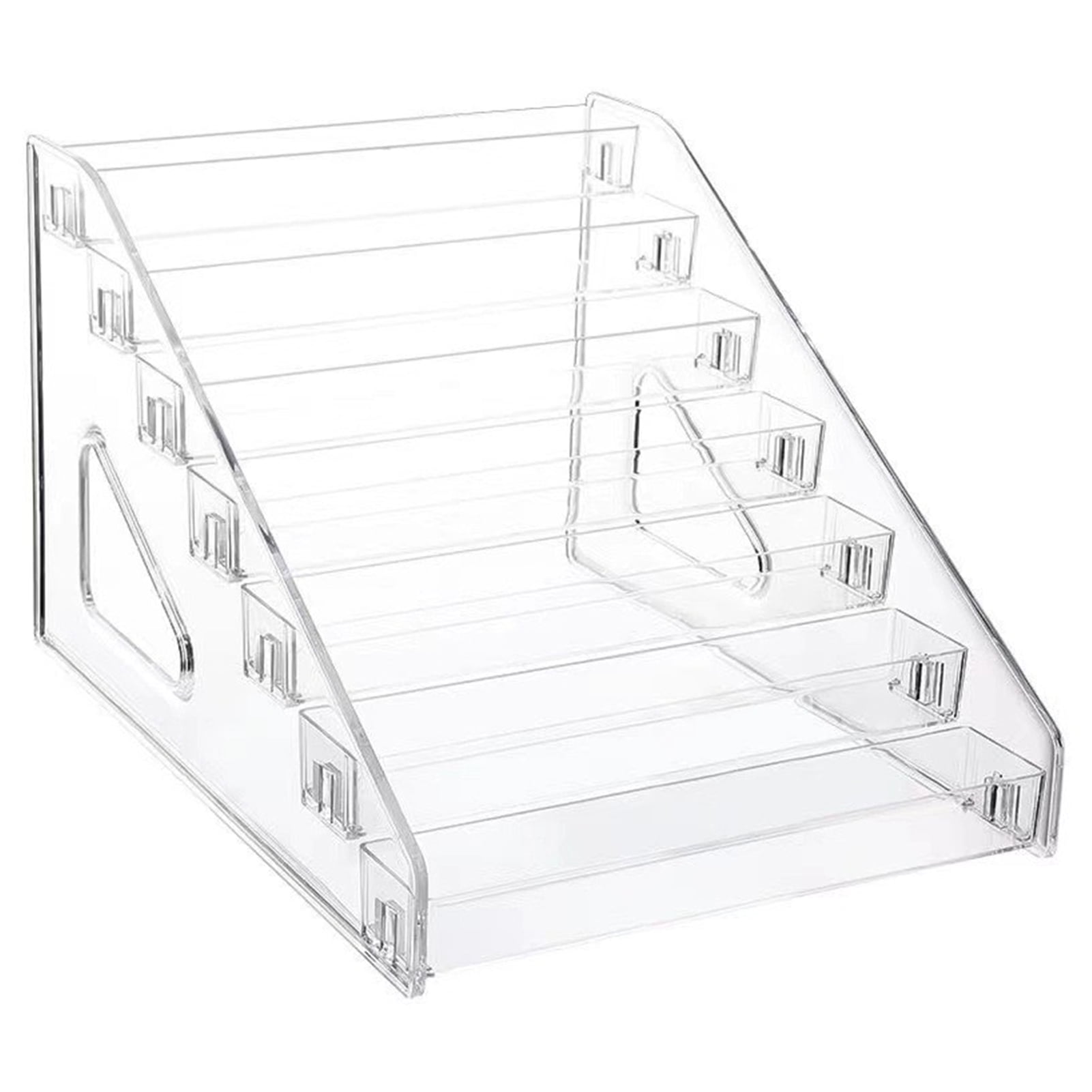OIUR Nail Polish Organizer Acrylic Display Rack Transparent Design ...