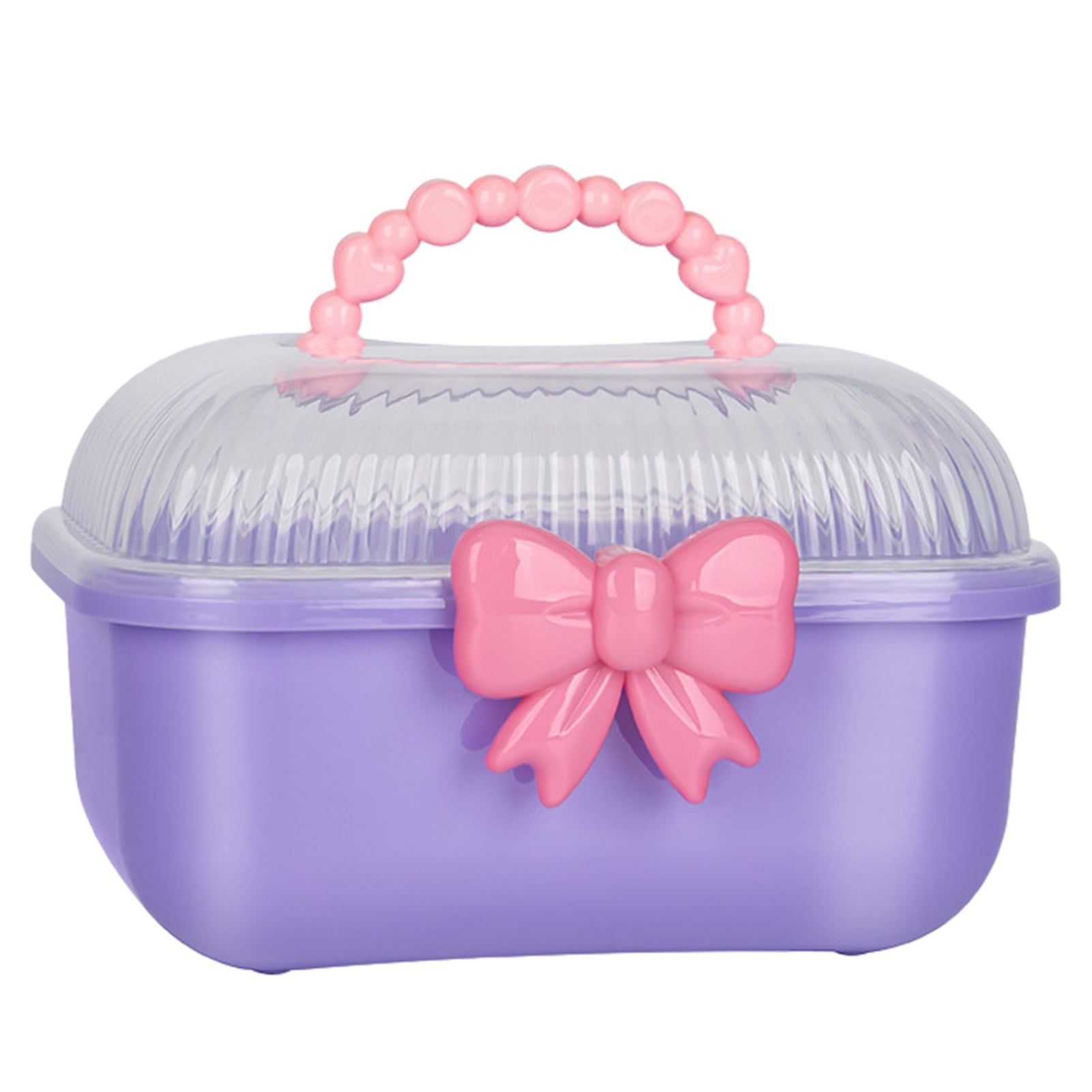 OIUR Portable Nail Tool Box Large Capacity Double Layer Multipurpose Hairpin Storage Case Jewelry Organizer