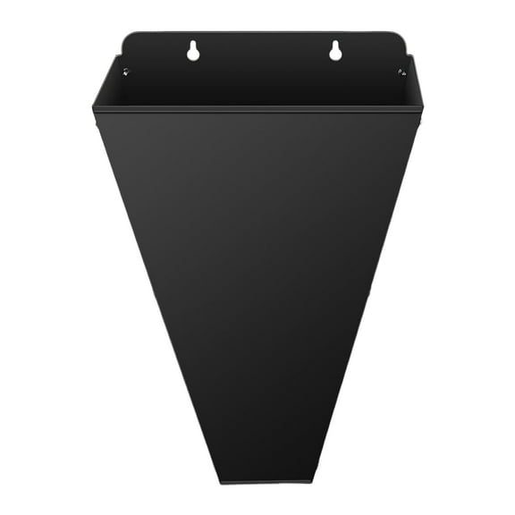 OIUR Poultry Processing Cone Heavy-Duty Metal Killing Cone for Chickens Ducks Turkeys Anti-Rust Slaughter Stand with Flat Back for Stable Mounting