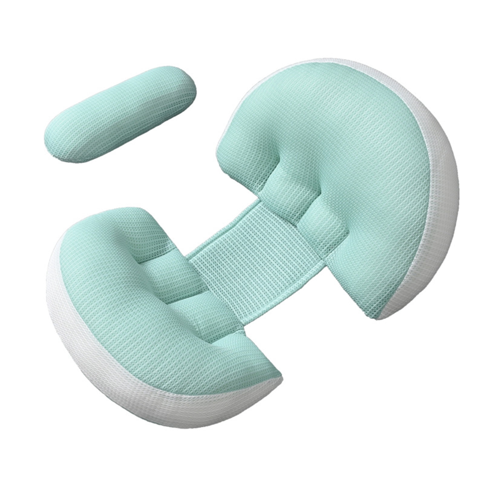 OIUR Pregnancy Pillow with Adjustable Belly Wedge Travel-friendly Pregnant Pillow Ergonomic Design Abdomen Back Body Support Pillow