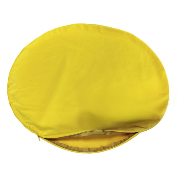 OIUR Round Pillow Cover 16/20/24 Inch Throw Pillow Case Decorative Cushion Cover with Invisible Zipper for Home Sofa Couch Bedroom Decor