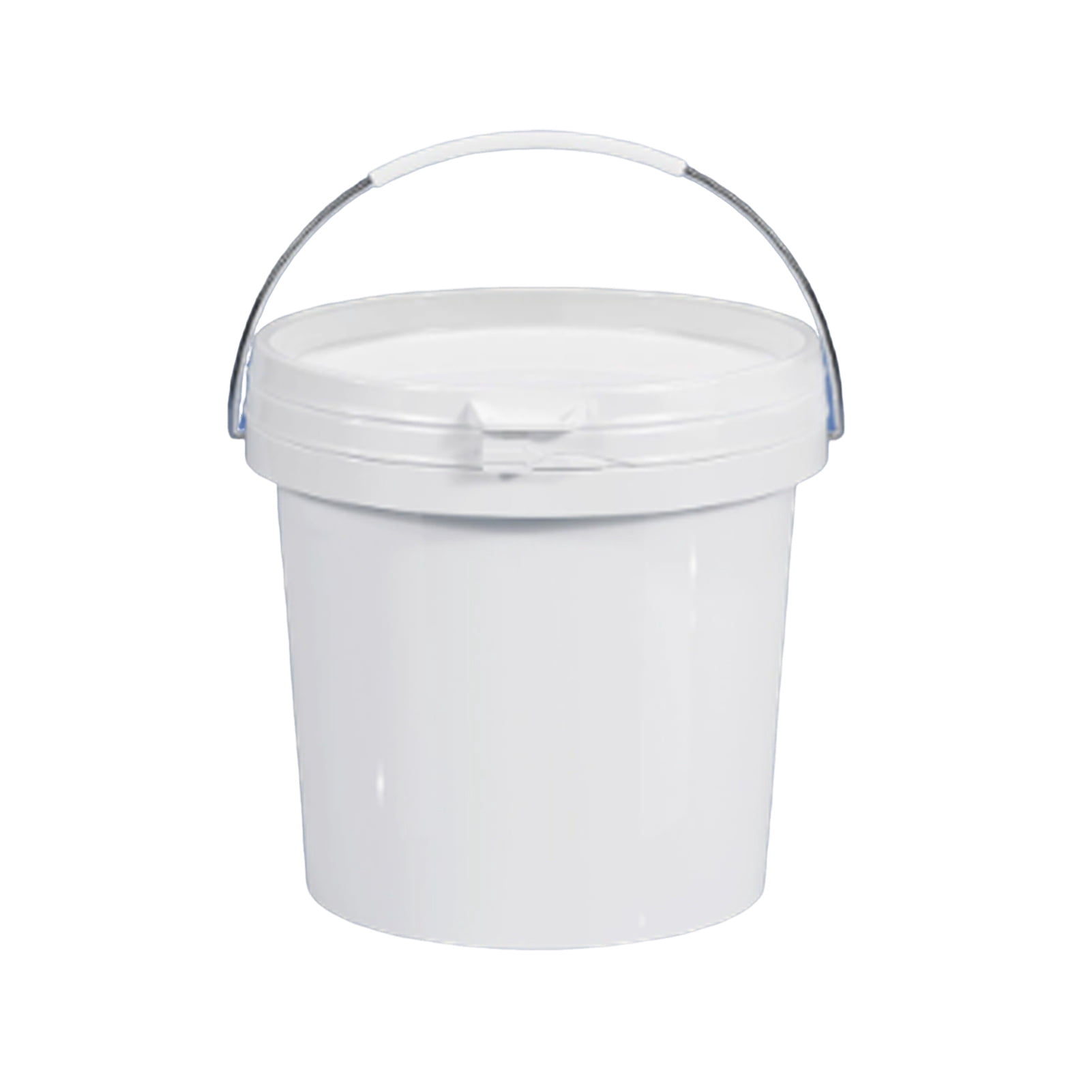 Stackable Liquid Containers OIUR Round Plastic Bucket with Comfortable Grip Handle, Stackable ...