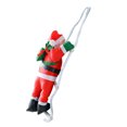 thumbnail image 1 of OIUR Santa Ladder Pendant Christmas Decoration Festive Santa Ornament with Curly Beard Festive Hanging Ornament, 1 of 7
