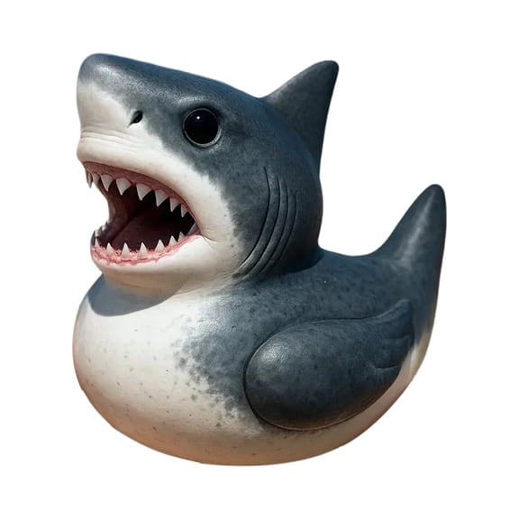 OIUR Sea Animal Duck Figurine Turtle Shark Dolphin Whale Duck Beaver Octopus Statue Sculpture Home Office Desktop Car Dashboard Decoration Ornament