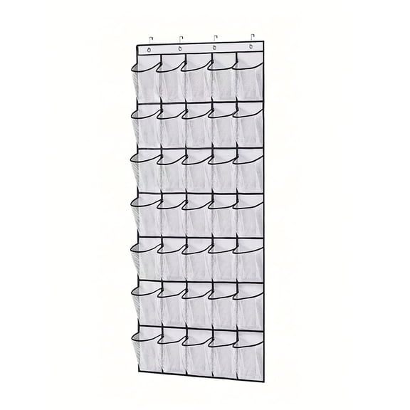 OIUR Shoe Rack Holder Storage Bag Large Capacity Foldable Design Simple Installation Over-the-Door Hanging Shoe Organizer