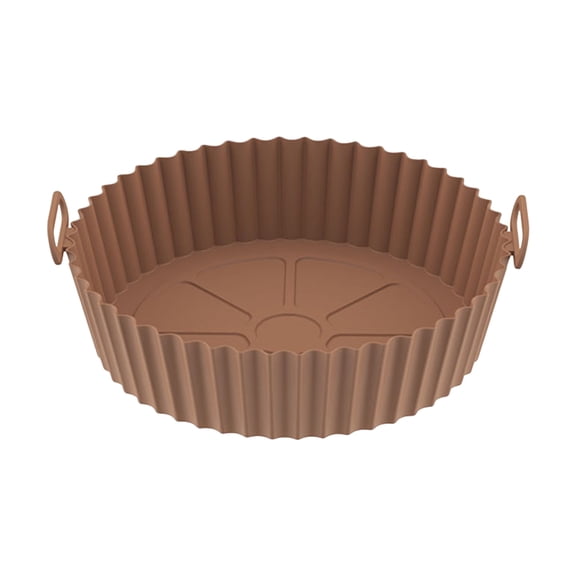 OIUR Silicone Frying Liners Air Circulation Baking Tray Dual-sided Cooking Pan Grease-free Air Fryer Basket Kitchen Accessory