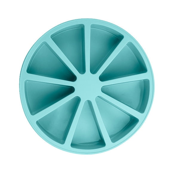 OIUR Silicone Triangle Cake Mold 9 Cavity Scone Pan for DIY Baking Easy Release Nonstick Cornbread Pan Food-Grade Bread Mold for Brownies Muffin Cupcake