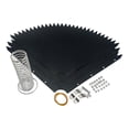 thumbnail image 1 of OIUR Squirrel Baffle for Birds Feeder Pole Universal Squirrel Guard with Spring 19-Inch Squirrel Barrier Stops Squirrels for Shepherd's Hook Birds Houses, 1 of 7