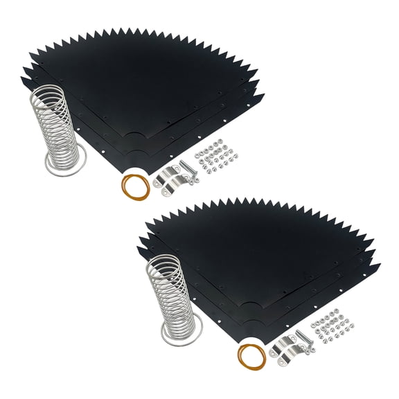 OIUR Squirrel Baffle for Birds Feeder Pole Universal Squirrel Guard with Spring 19-Inch Squirrel Barrier Stops Squirrels for Shepherd's Hook Birds Houses