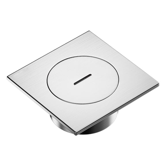 OIUR Stainless Steel Floor Drain High Flow Design Easy Installation Square Shower Drain Bathroom Kitchen Balcony Accessories