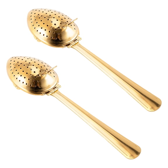 OIUR Stainless Steel Tea Diffuser with Hook Fine Holes Tea Interval Filter for Loose Leaf Tea And Coffee Brewing Portable Tea Infuser for Home Travel