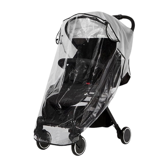 OIUR Stroller Rain Cover Waterproof Windproof Breathable Dust Snow Rain Protection Stroller Travel Weather Shield Universal Stroller Accessories