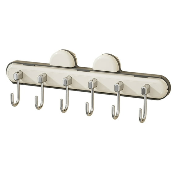 OIUR Suction Cup Hook Retractable Design Hanger Strong Load-bearing Simple Installation Bathroom Kitchen Tool Hook Towels Keys Holder