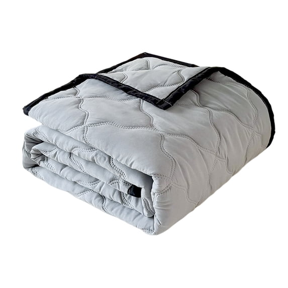 OIUR Summer Quilt Lightweight Filling Breathable Bedroom Quilt Cooling Effects Quilt Refreshing Sleep Solution
