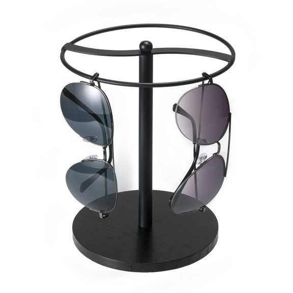OIUR Sunglasses Organizer Metal Storage Display Rack with Stable Base Easy Assembly Desk Countertop Eyewear Organizer