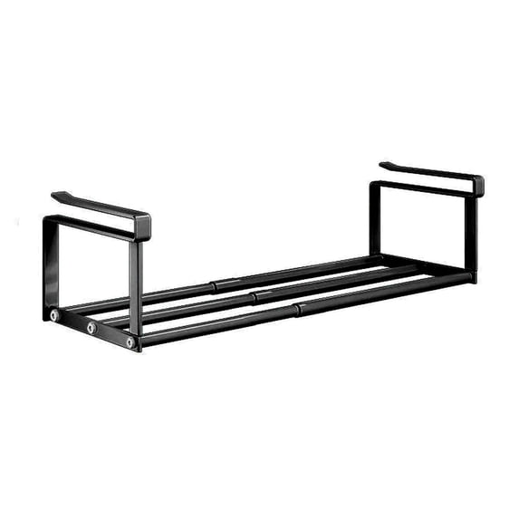 OIUR Telescopic Shoe Rack Adjustable Cabinet Storage Hanging Shelf Organizer Multi-Functional No-drill Vertical Shoe Organizer