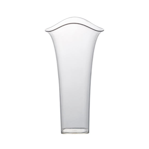 OIUR Transparent Plastic Flower Vase Heavy Duty Flower Holder Container Home Office Table Centerpiece Decorative Floral Plants Vase