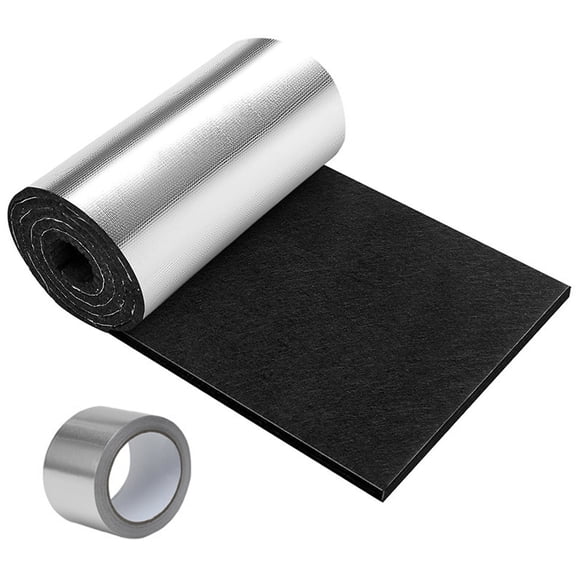 OIUR Universal Car Battery Insulation Kit, Battery Insulation Blanket & Aluminum Foil Tape, Anti-Conductive Battery Heat Insulation Cover for Hot Cold Weather Battery Protection