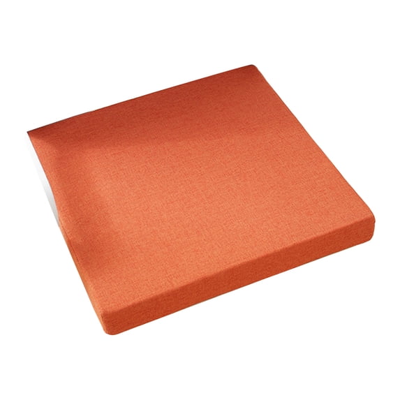 OIUR Waterproof Seat Cushion with Anti-Slip Rubber Back Zipper Design Height Comfort Support Multi Colors Mat for Chair Patio Living Room Kitchen Bedroom Car Boat