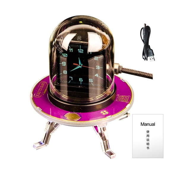 OIUR Wi-Fi Digital Alarm Clock with Large Screen Weather Forecast Custom Photo Display Table Clock with RGB Lighting