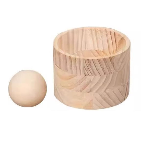 OIUR Wooden Dumpling Press Tool Dough Press for Dumplings Hand Pie Maker Rolling Machine Wood Kitchen Gadget for Dumplings