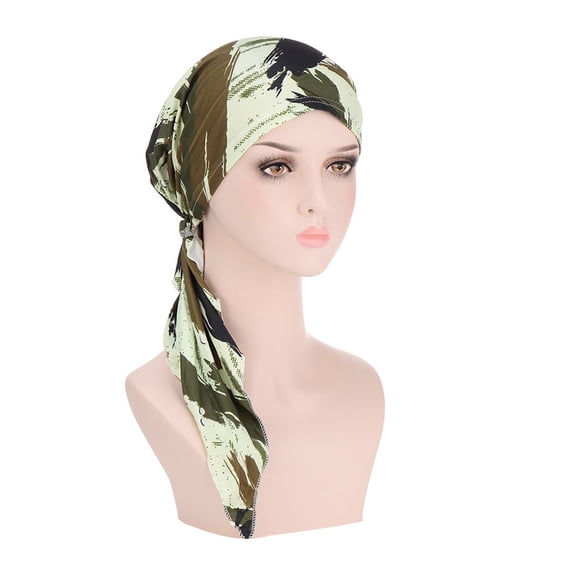 OIUUAK Crystal Chemo Hat Woman's Stretchy Beanie Bandana Turban Skull Cap Head Wrap Headscarf for Cancer,Alopecia Hair Loss, JN