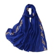 thumbnail image 1 of OIUUAK Soft Silky Pashmina Shawl Wrap, Women Sheer Chiffon Lightweight Flowy Scarf Stole for Evening Dresses Wedding Bridal Bridesmaid Prom Cruise Vacation, 1 of 9