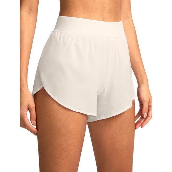 OIUUAK Women's Mid Waisted Running Shorts Side Split Sports Shorts Lightweight Gym Shorts With Liner, relaxed fit shorts women, shorts for summer, summer shorts