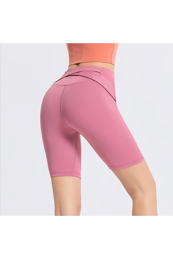 Women's Sports Skinny Hip Quarter Pants High Waisted Yoga Fitness Pants Short Pants, Butt Lifting Shorts for Women, Scrunch Butt Shorts, Licras Levanta Gluteos Para Mujer