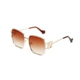thumbnail image 1 of OIUUAK Womens Polarized Sunglasses, Classic Cat Eye Trendy Sun Glasses 100% UVA UVB Protection Glare Reduction Lightweight Ladies Shades for Outdoor Daily Wear, 1 of 6