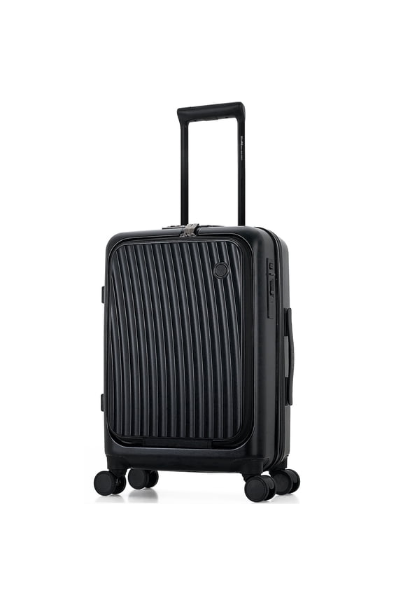 20 Inch Carry-On Luggage with USB Charging Port, Cup Holder, and TSA Lock for Adult