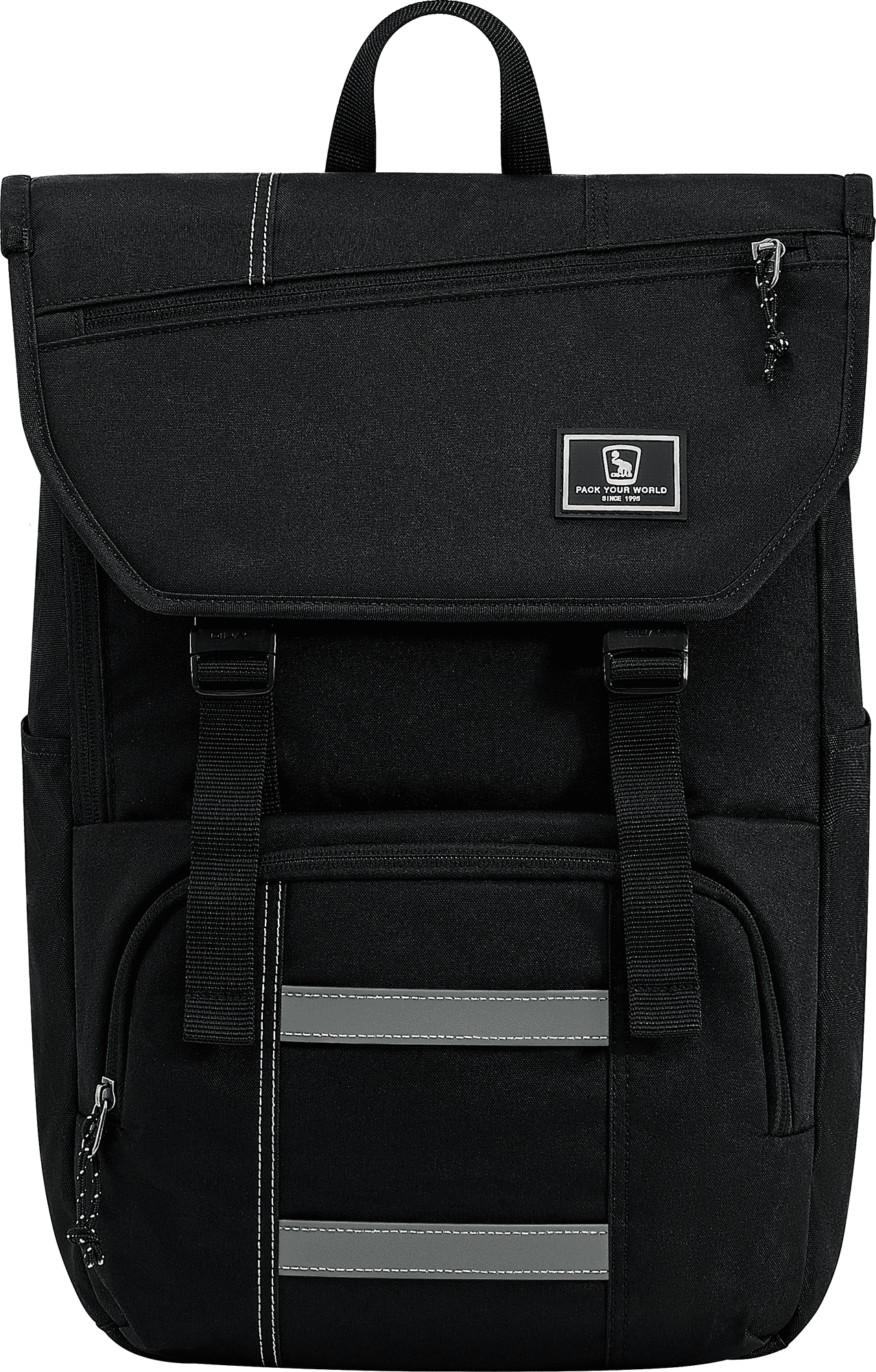 Work Computer Backpack OIWAS 25L Flap Over Laptop Backpack Casual Daypacks Multipurpose ...