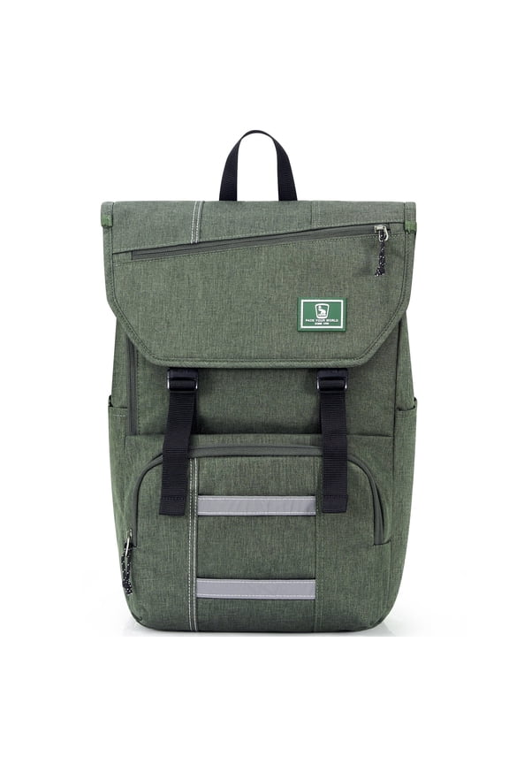 Laptop Backpack 25L, Outdoor Travel Casual Daypack, Water Resistant Green