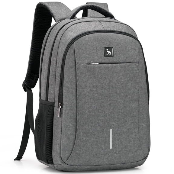 OIWAS Laptop Backpack with USB Charging Port Men's Portable Waterproof Backpack Laptop Business Leisure Bag for Adults up to 17 inches, Grey