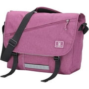 OIWAS Messenger Bag for Woman 15.6 inch School Work Trave Purple