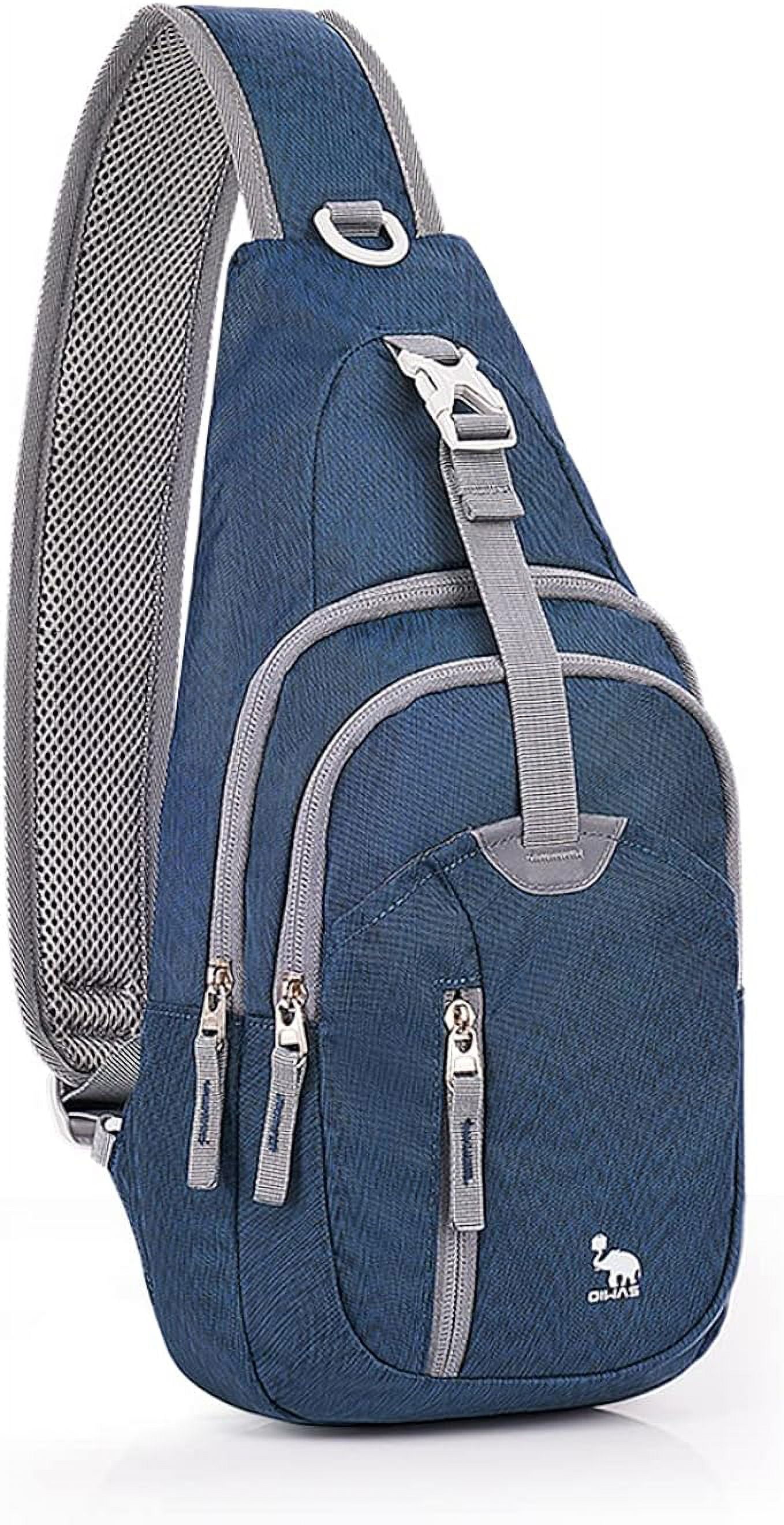 OIWAS Small Sling Backpack Lightweight One Strap Bag Hiking Crossbody Chest Pack Shoulder