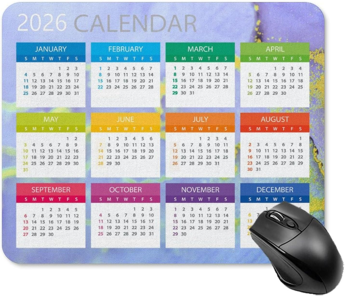 OJGNBML Mouse Pad 2026 Calendar Computer Mouse Pads Calendars Non Slip OJGNBML Mouse Pad 2026 Calendar Computer Mouse Pads Calendars Non Slip Rubber Desk Mat Mousepad Gaming Office Keyboard Mat 9 45x7 87 In Multi10 198e8237 6729 48cc 98d9 
