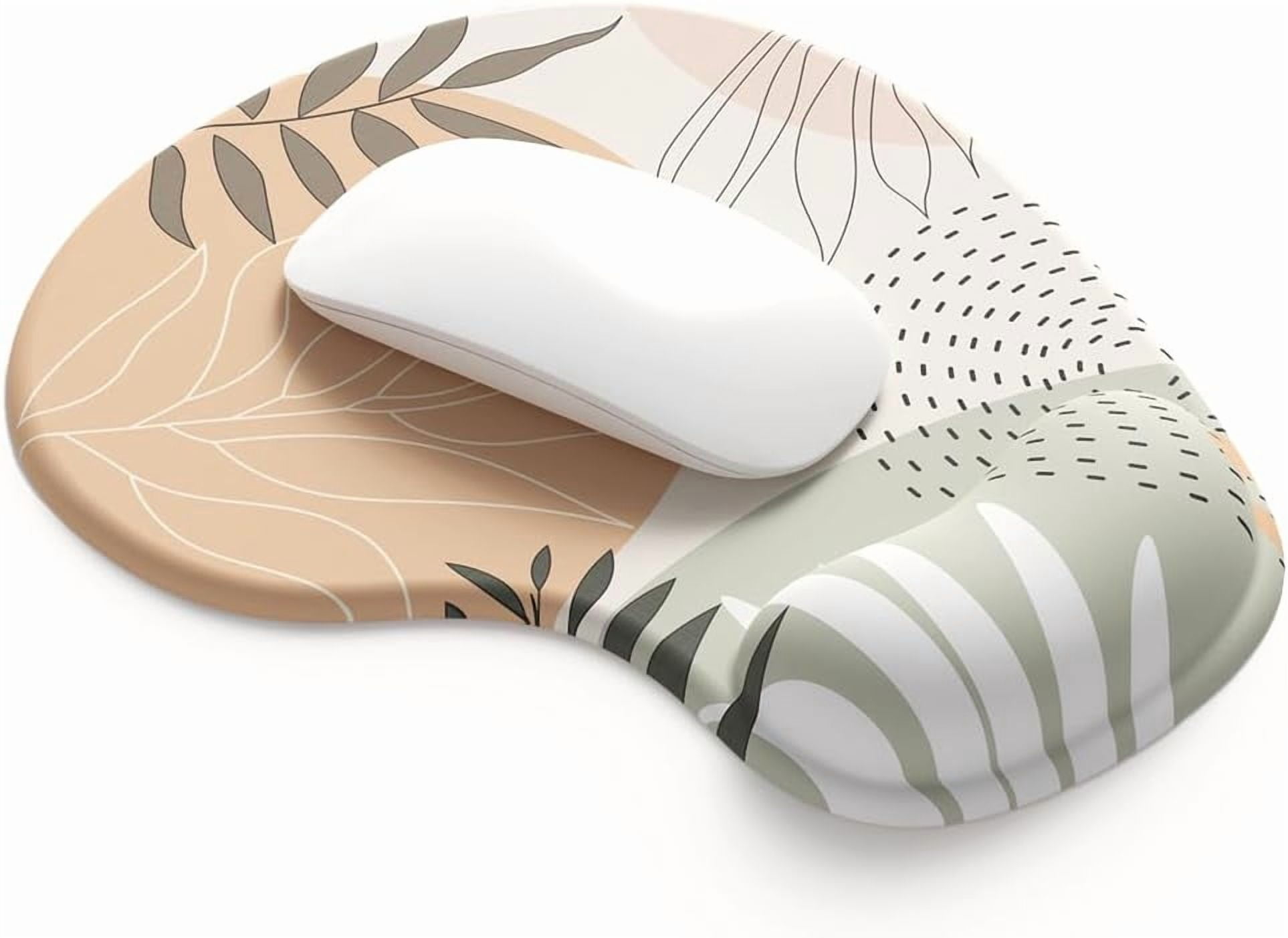 OJGNBMLZ-Office Mousepad with Gel Wrist Support - Ergonomic Gaming ...