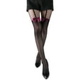 thumbnail image 1 of OJJCXA Womens Socks Breathable Casual Multi Style Thigh High Pantyhose Fashion Decorative Tights Stockings, 1 of 4