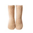 thumbnail image 1 of OJJCXA Womens Socks Breathable Casual Solid Color Plush Thickened Snow Carpet Sleeping Bedroom Home Socks, 1 of 4