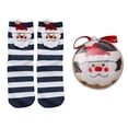 thumbnail image 1 of OJJCXA Womens Socks Breathable Casual Thickened Coral Velvet Acrylic Festive Birthday Christmas Socks, 1 of 3