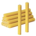 thumbnail image 1 of OJSFQUFP 10Pcs Handmade Beeswax Taper Candles Dripless Wax Candles Hand Rolled Honeycomb Candles for Dinner Party, 1 of 3