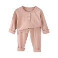 thumbnail image 1 of OJSFQUFP Boys Girs Thermal Underwear Set Soft Winter Thermal Top and Bottom Long Cotton Base Layer, 1 of 4