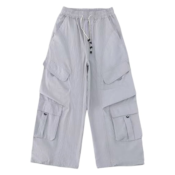 OJSFQUFP Boys' Lightweight Cargo Pants; Medium and Large Boys' Casual Sports Pants Kids Hiking Pants